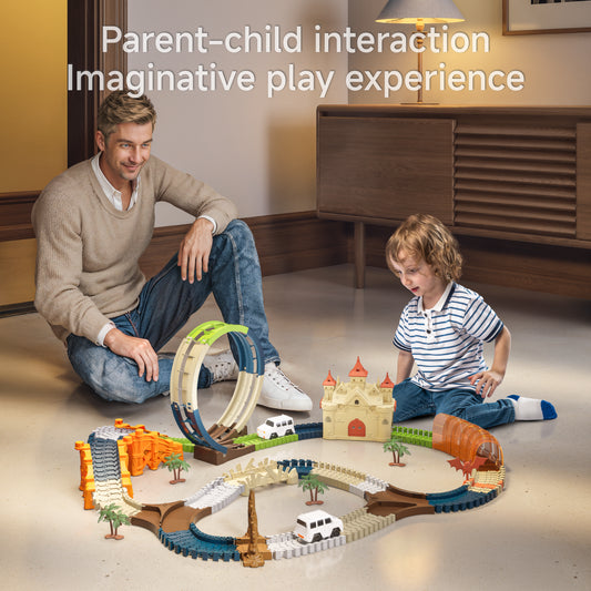 Race Track Toy Set for Kids Parent-child interaction for imaginative play experience