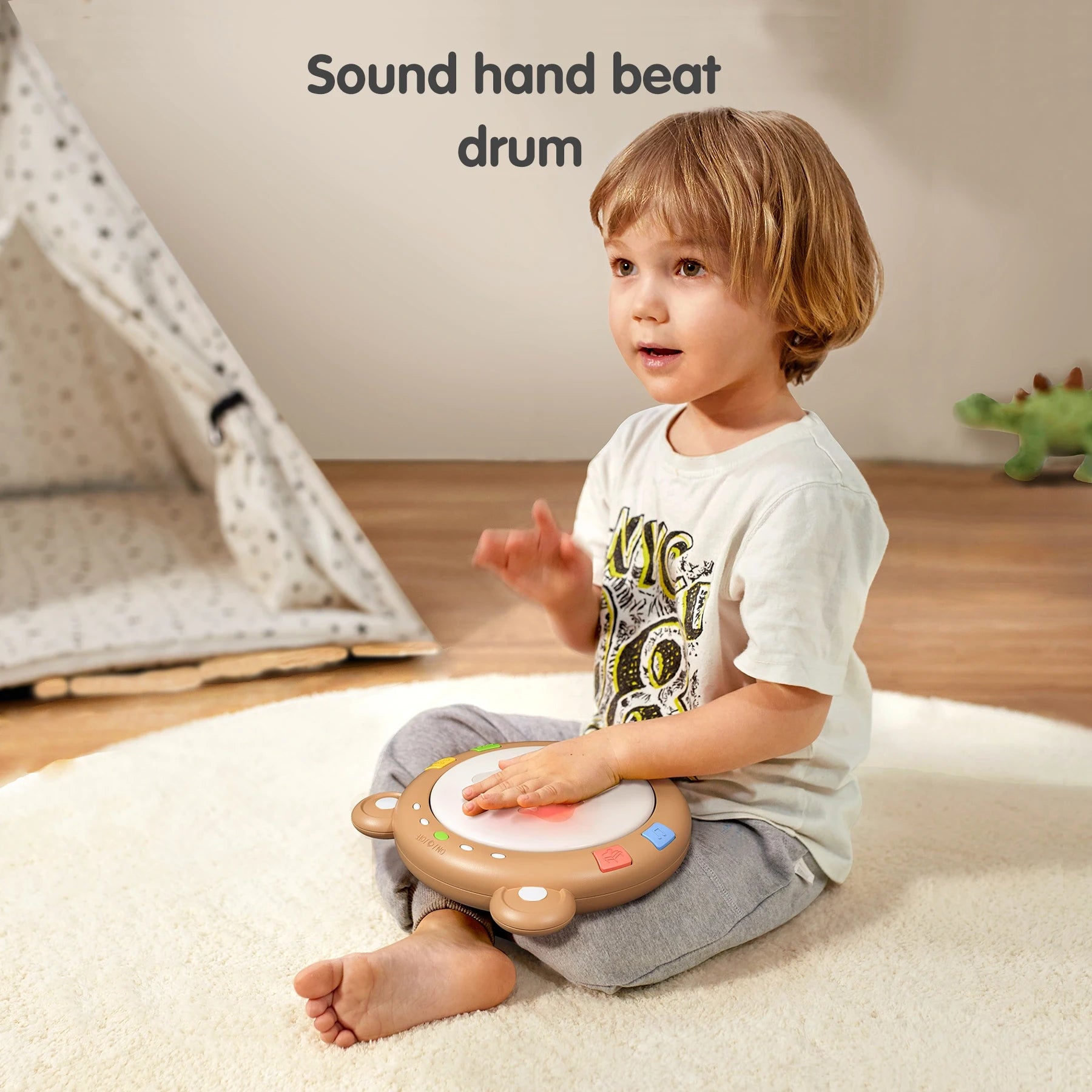Baby's educational electronic drum toy