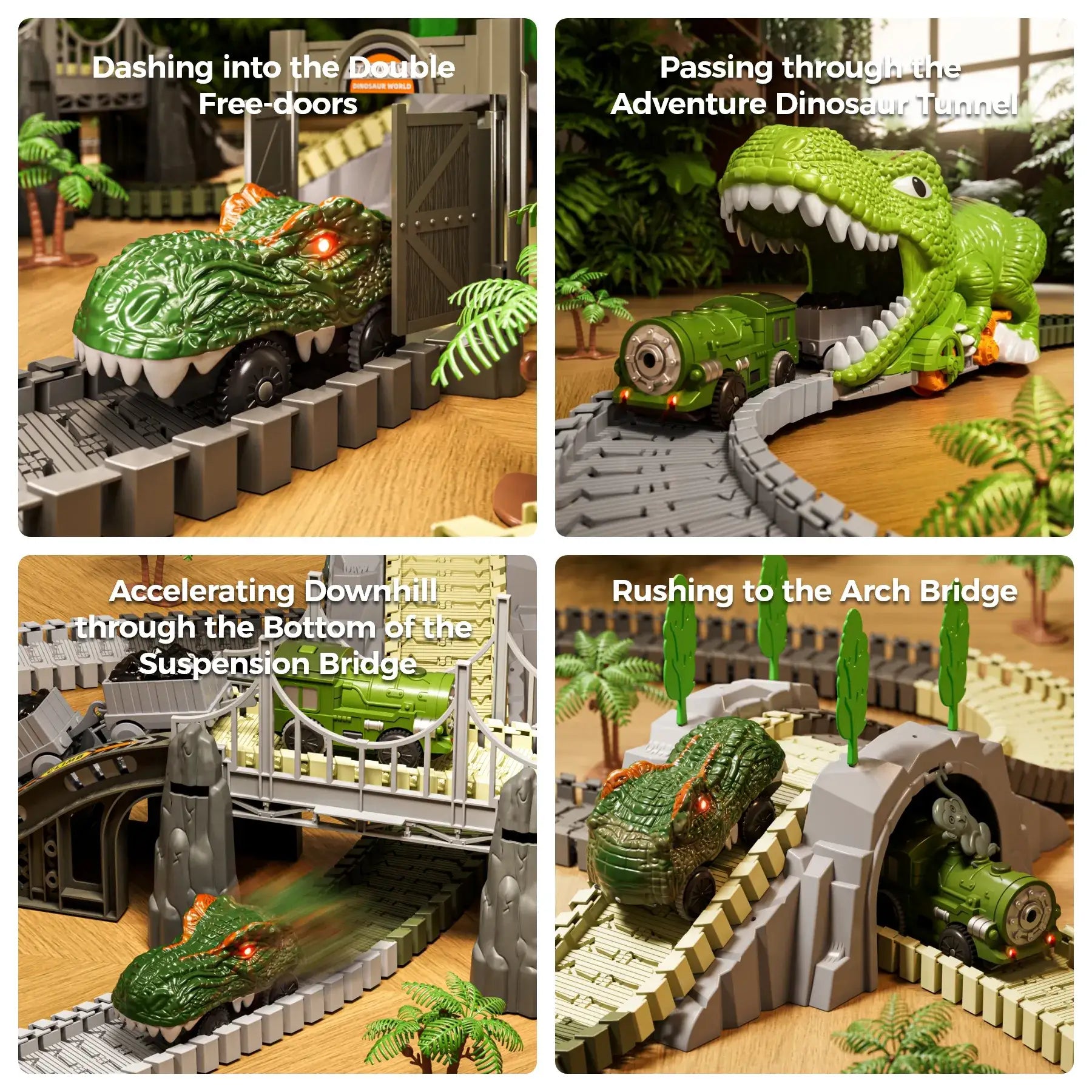 <tc>Dinosaurier Spielzeug Autorennbahn für Kinder</tc>