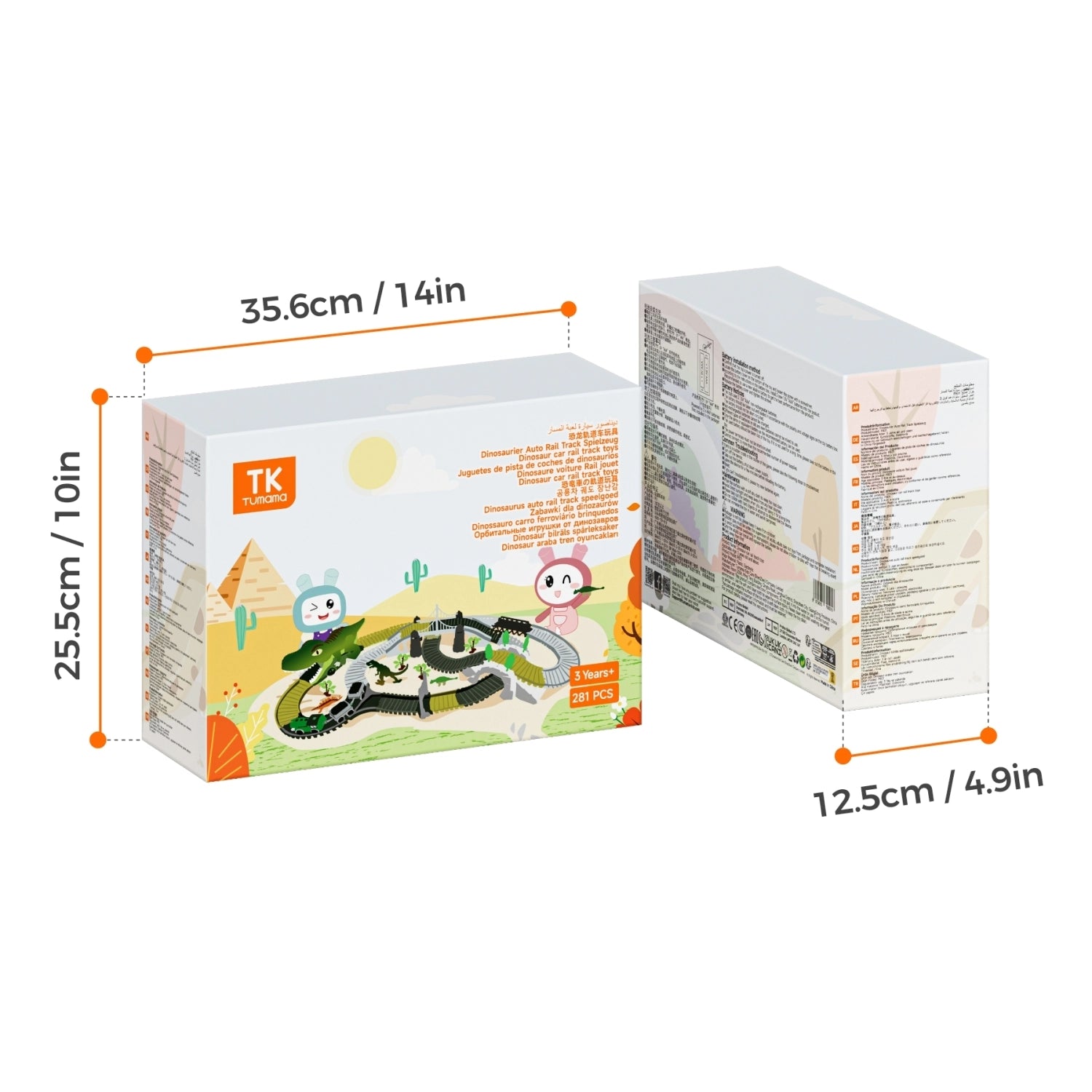 <tc>Dinosaurier Spielzeug Autorennbahn für Kinder</tc>
