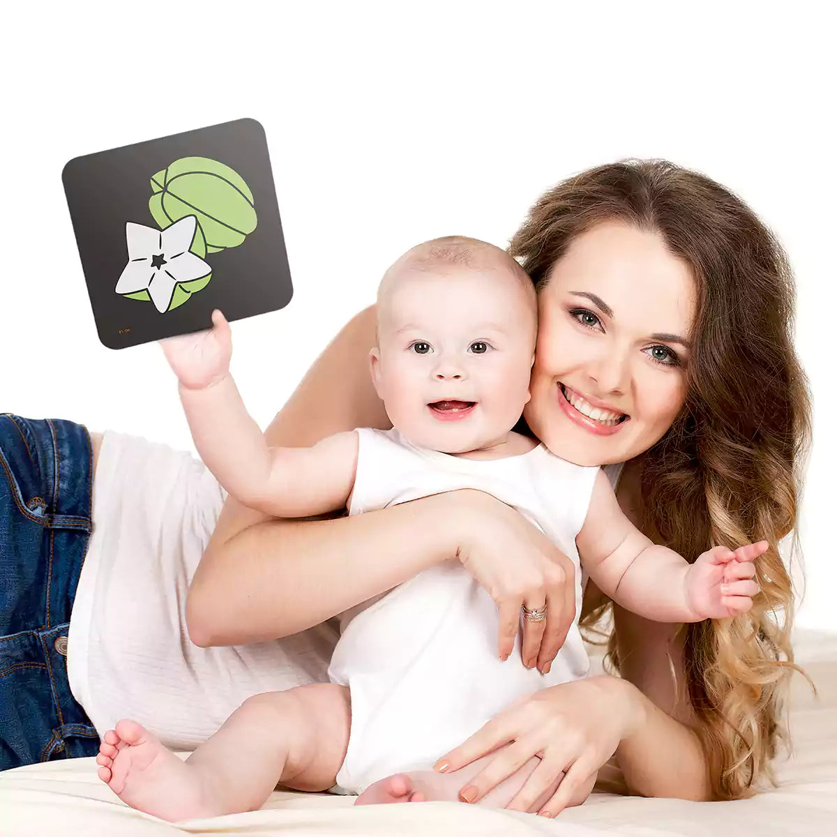<tc>Schwarz Weiß Kontrastkarten für Baby</tc>