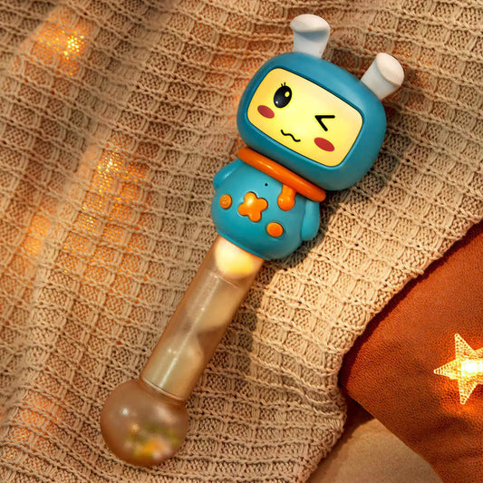 Rasselspielzeug für neugeborene sensorische Licht-Light-up-Babyrassel
