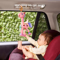 <tc>Träumendes Rosa Pferd Kinderwagen-Spielzeug mit Rassel und Beißring</tc>