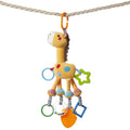 <tc>Giraffe/Zebra-Rassel aus Plüsch mit Beißring für Babys</tc>