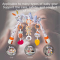 Bunny Plush Spiral Car Seat Toy Set - Interactive, Safe, and Multi-Functional for Strollers, Car Seats, and Cribs