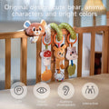 Bear Spiral Activity Toy – Sensory Development Hanging Toys is mounted in the crib