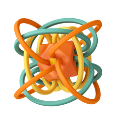 <tc>Silikon-Beißring für Babys – Farbenfroher Greifball mit Rassel – Fördert Motorik & Zahnung</tc>