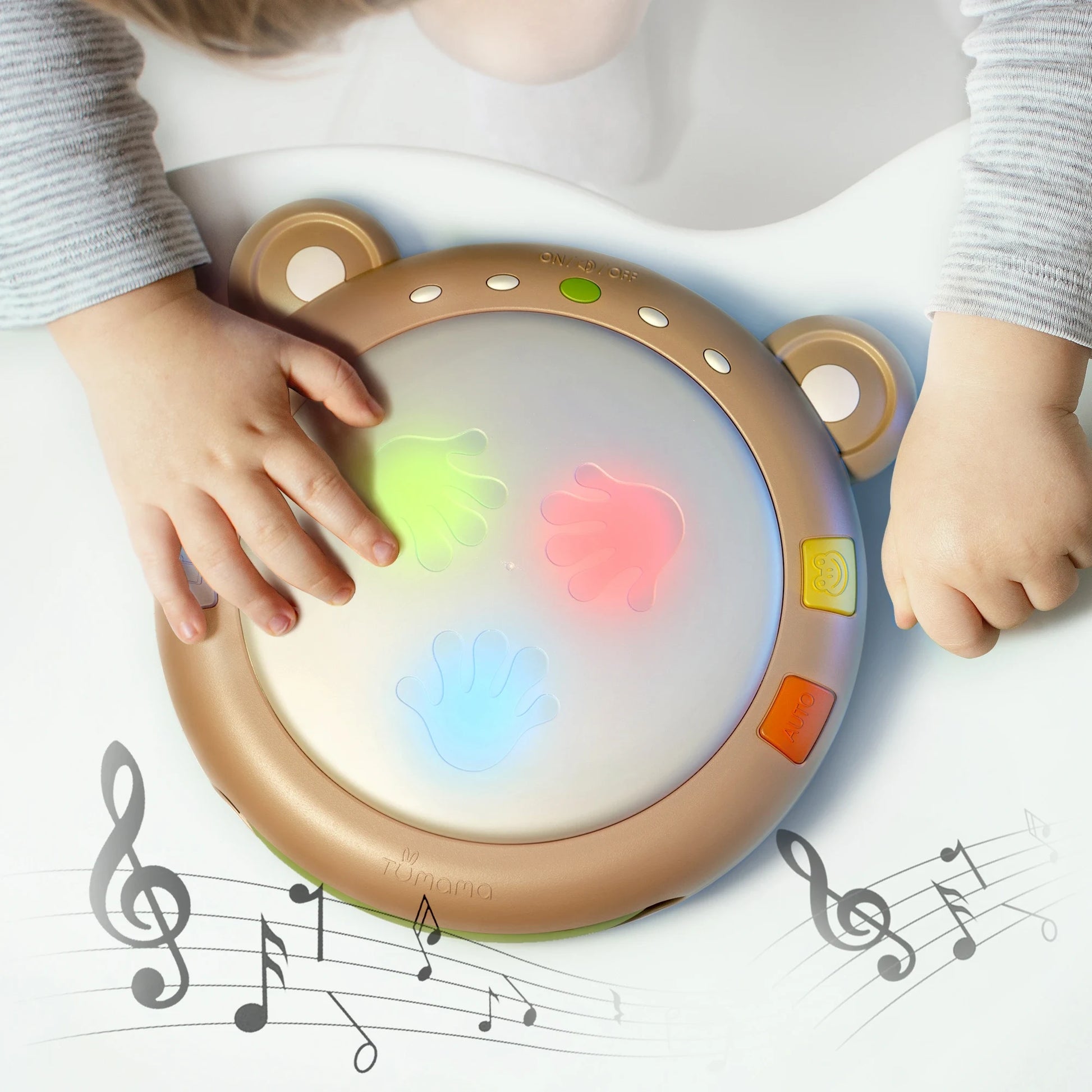 Toddler's electronic toy for musical play