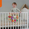 <tc>4er-Set Hängendes Plüsch-Babyspielzeug mit Beißring und Rassel - Kinderwagen-Spielzeug für baby</tc>