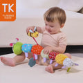 <tc>Plüsch-Raupe Baby Spielzeug – Sensorisches Greifspielzeug mit Beißring, Rassel & Maßband</tc>