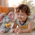 Interaktives Stofftier-Animierter Peek-a-Boo-Elefant