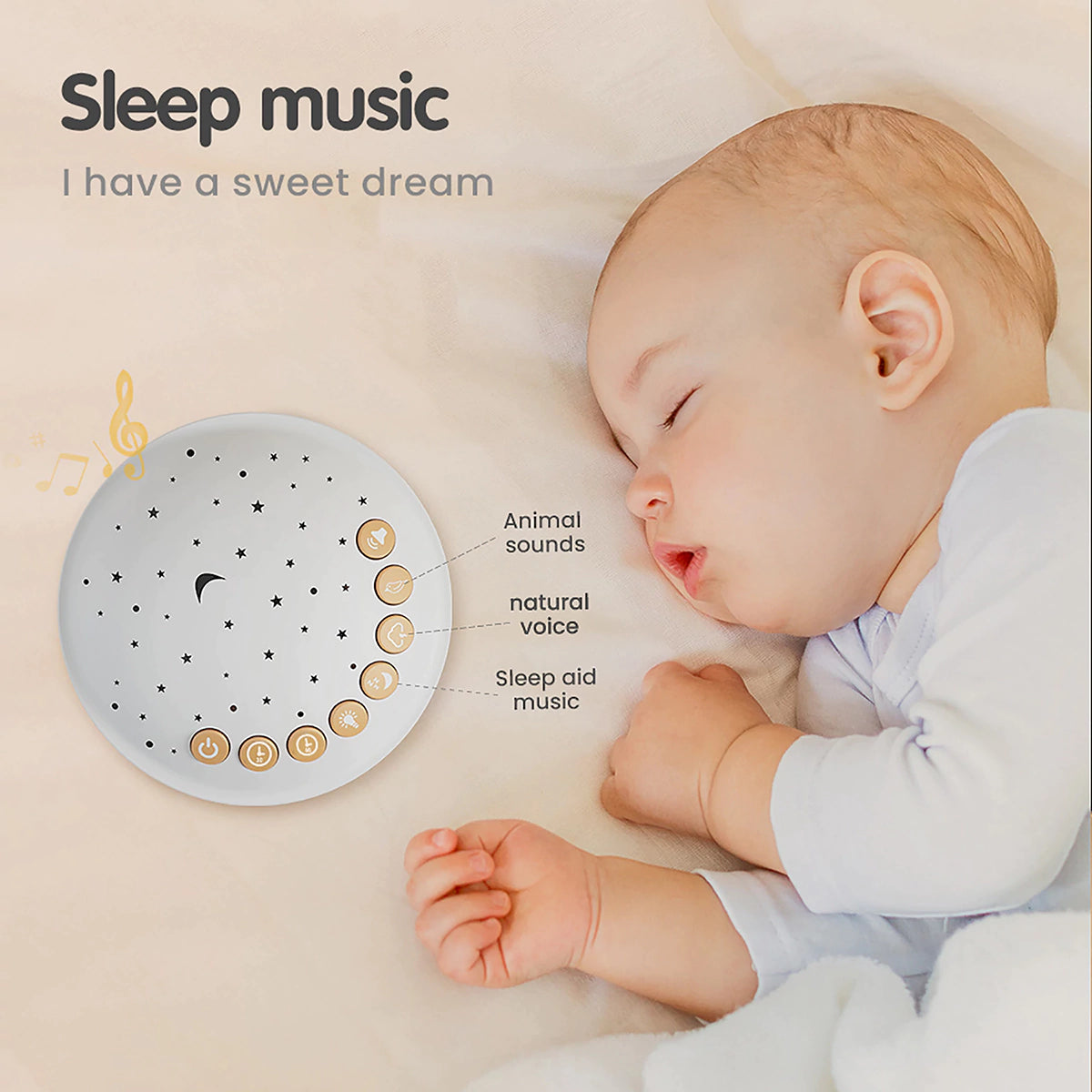 Musical toy for infant's bedtime routine