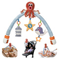 <tc>Baby-Spielzeug für den Autositz mit Rassel, Babyspiegel und Beißring</tc>